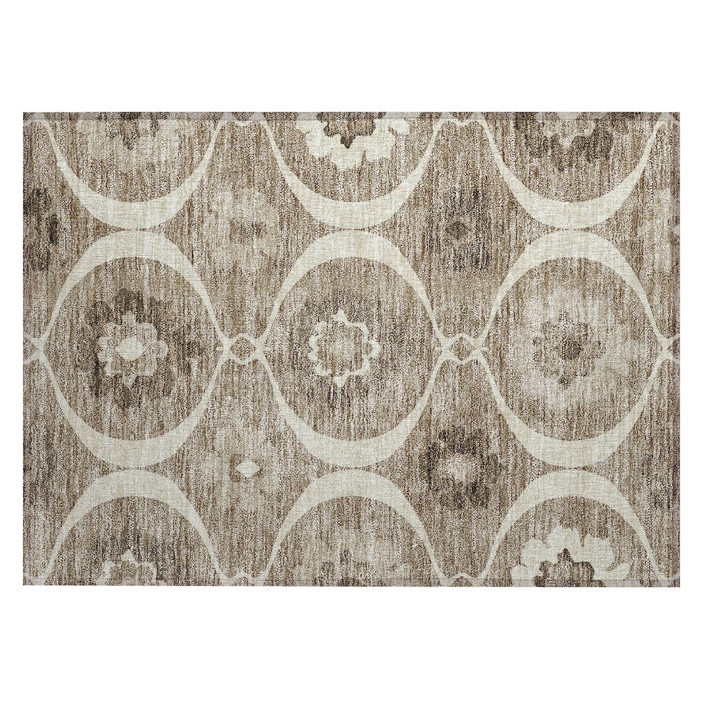 Chantille ACN858 Brown 1'8" x 2'6" Rug. Picture 1