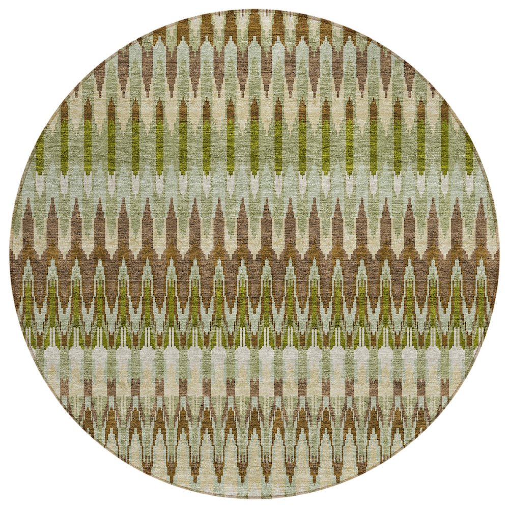 Chantille ACN860 Green 8' x 8' Rug. Picture 1