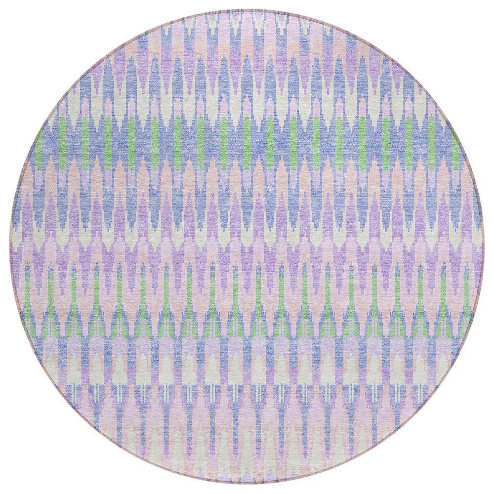 Chantille ACN860 Purple 8' x 8' Rug. Picture 1