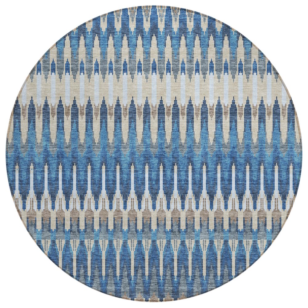 Chantille ACN860 Blue 8' x 8' Rug. Picture 1