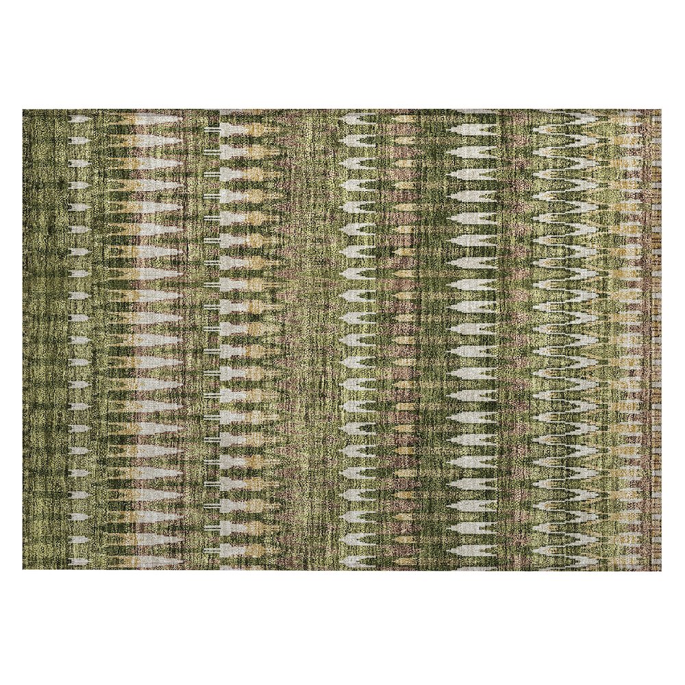 Chantille ACN860 Green 1'8" x 2'6" Rug. Picture 1