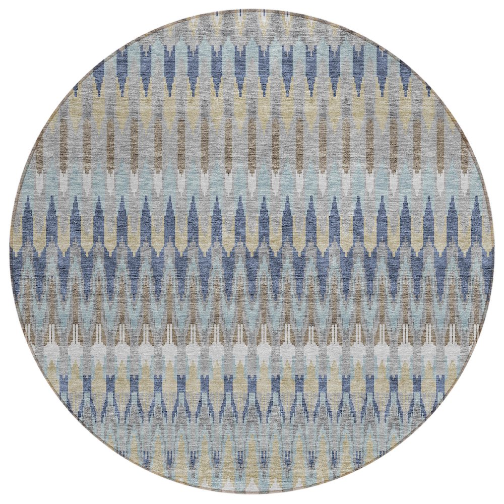 Chantille ACN860 Brown 8' x 8' Rug. Picture 1