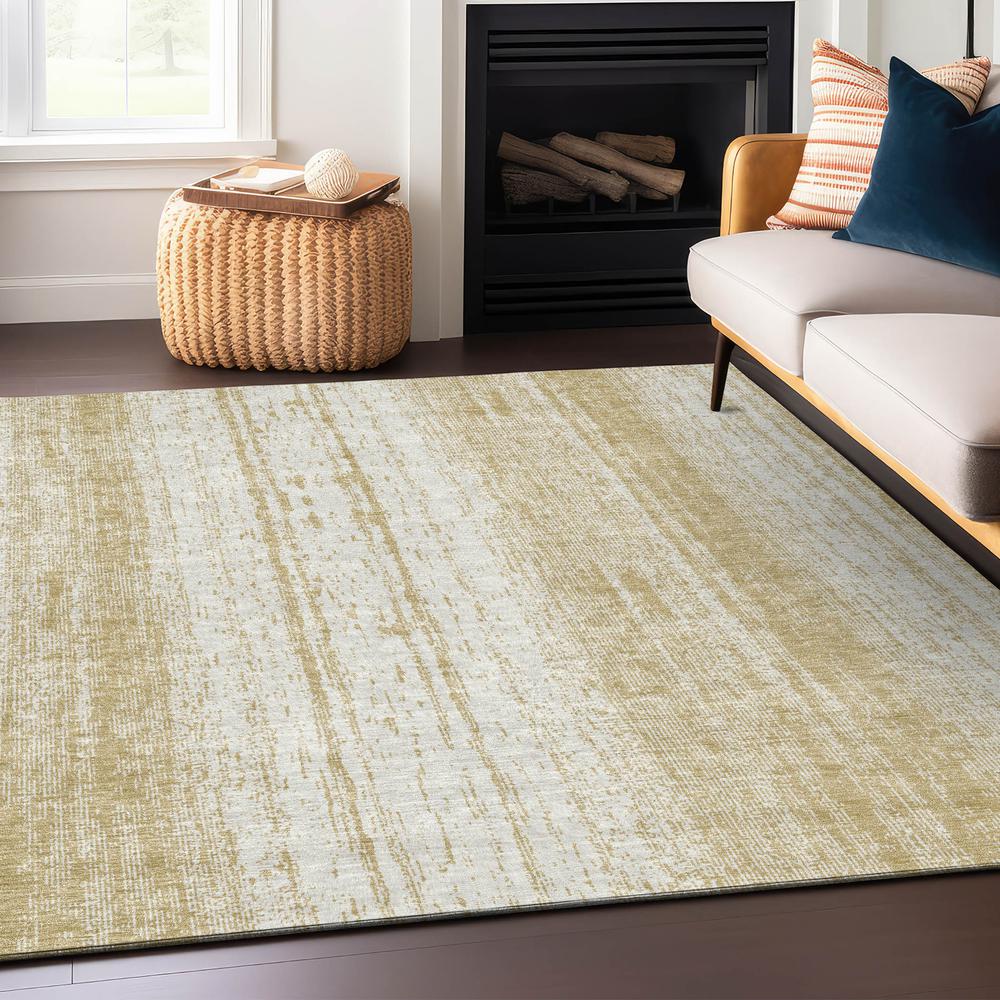 Chantille ACN861 Gold 2'6" x 3'10" Rug. Picture 5