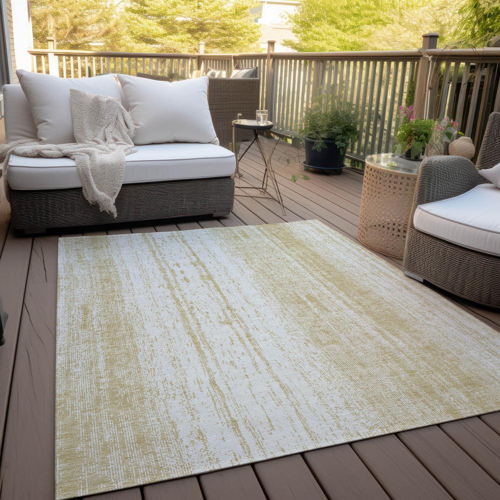 Chantille ACN861 Gold 2'6" x 3'10" Rug. Picture 8