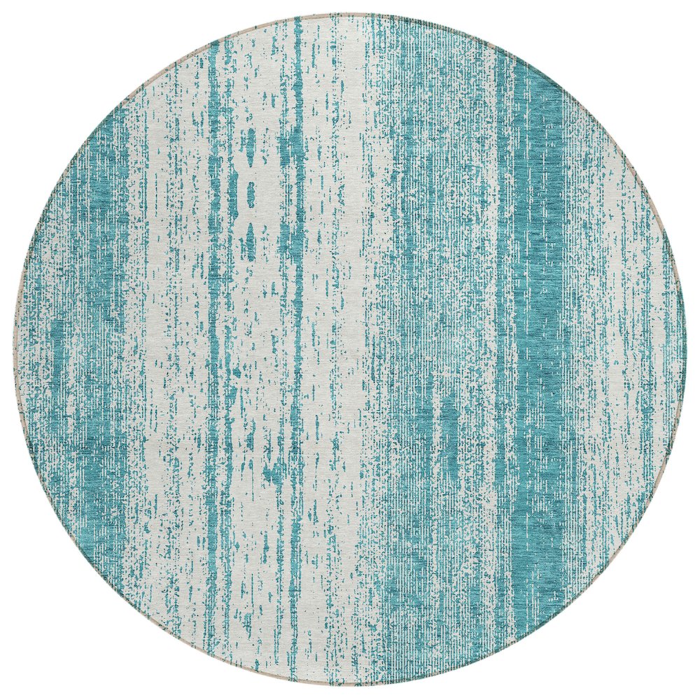 Chantille ACN861 Teal 8' x 8' Rug. Picture 1