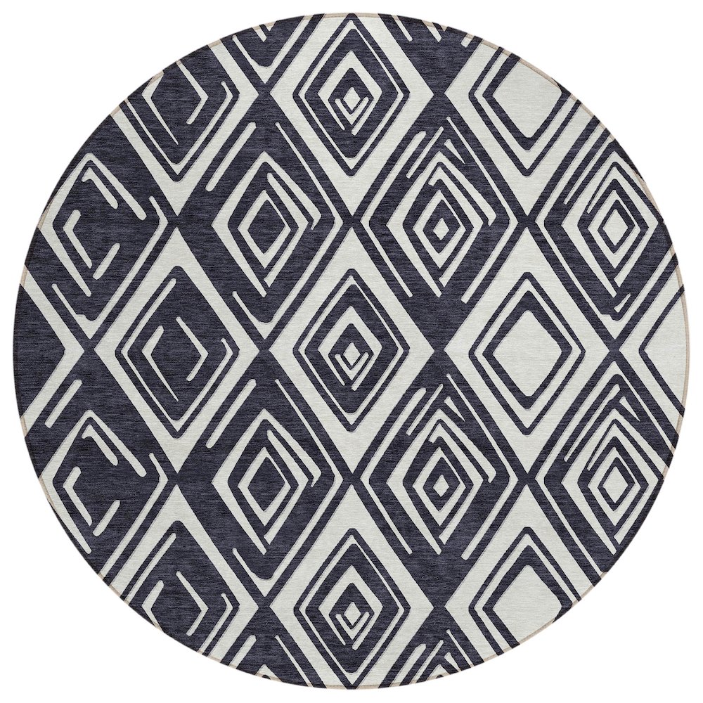 Chantille ACN862 Black 8' x 8' Rug. Picture 1