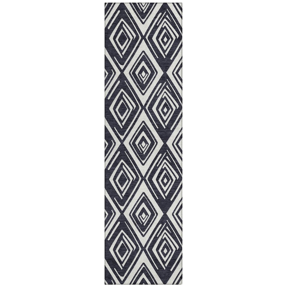 Chantille ACN862 Black 2'3" x 7'6" Rug. Picture 1