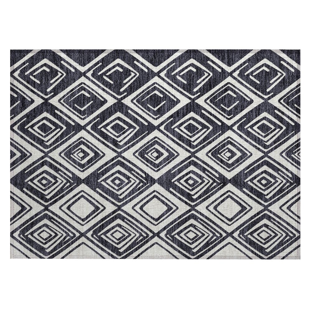 Chantille ACN862 Black 1'8" x 2'6" Rug. Picture 1