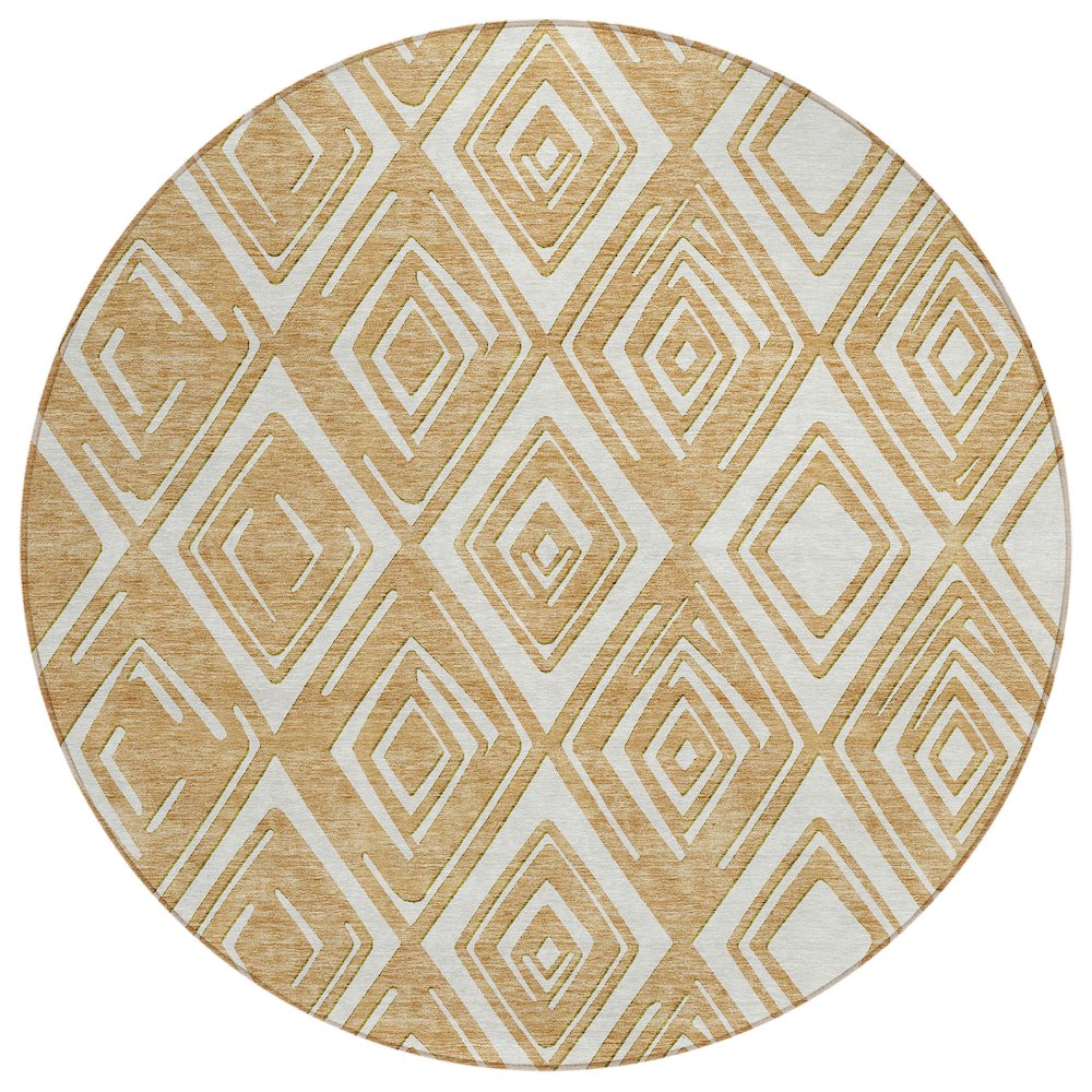 Chantille ACN862 Gold 8' x 8' Rug. Picture 1