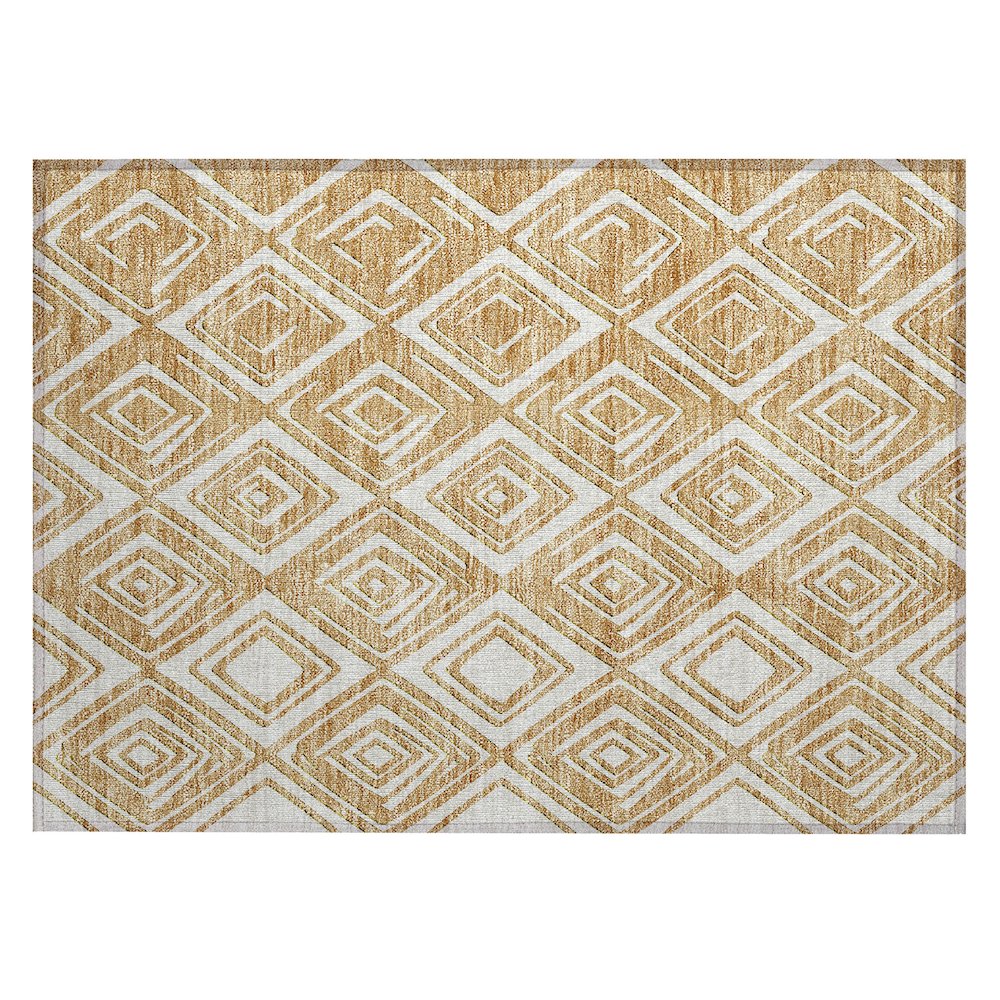 Chantille ACN862 Gold 1'8" x 2'6" Rug. Picture 1