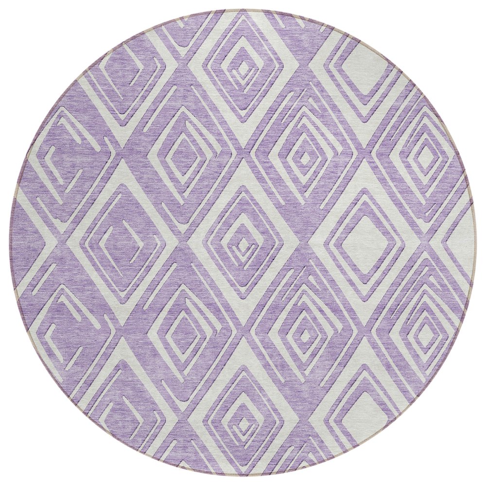 Chantille ACN862 Purple 8' x 8' Rug. Picture 1