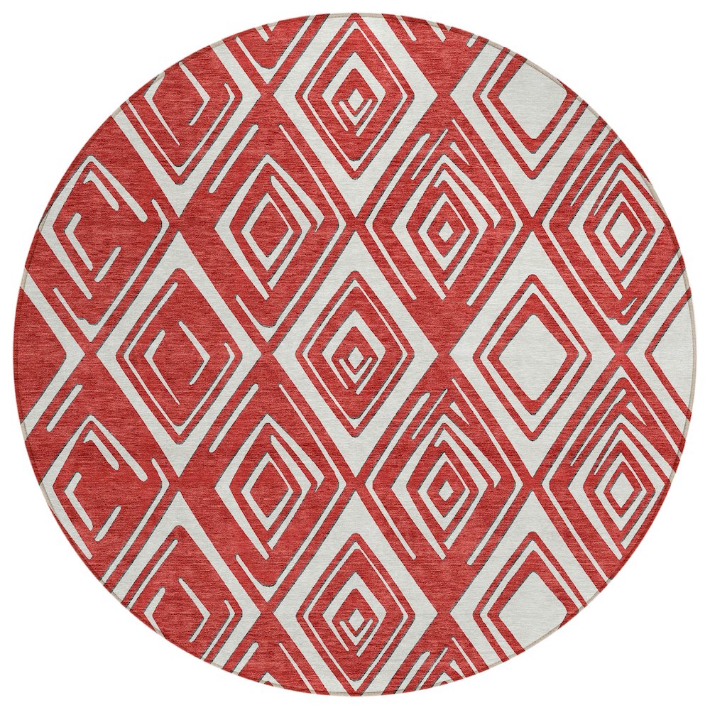 Chantille ACN862 Red 8' x 8' Rug. Picture 1