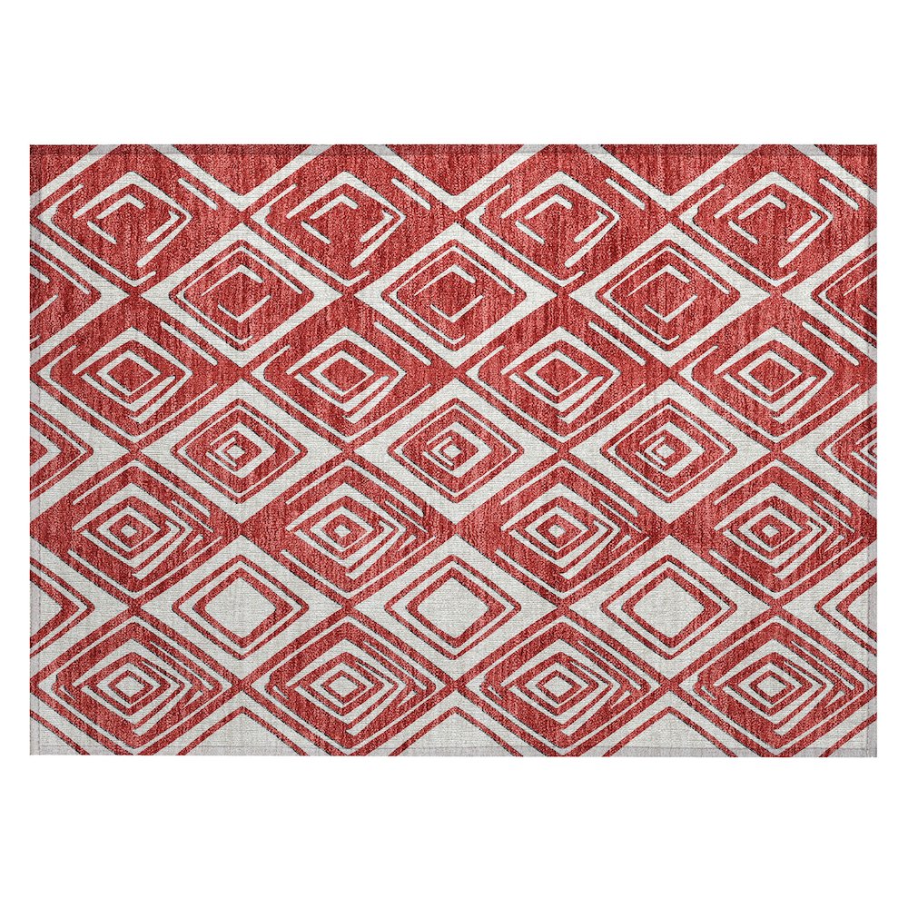 Chantille ACN862 Red 1'8" x 2'6" Rug. Picture 1