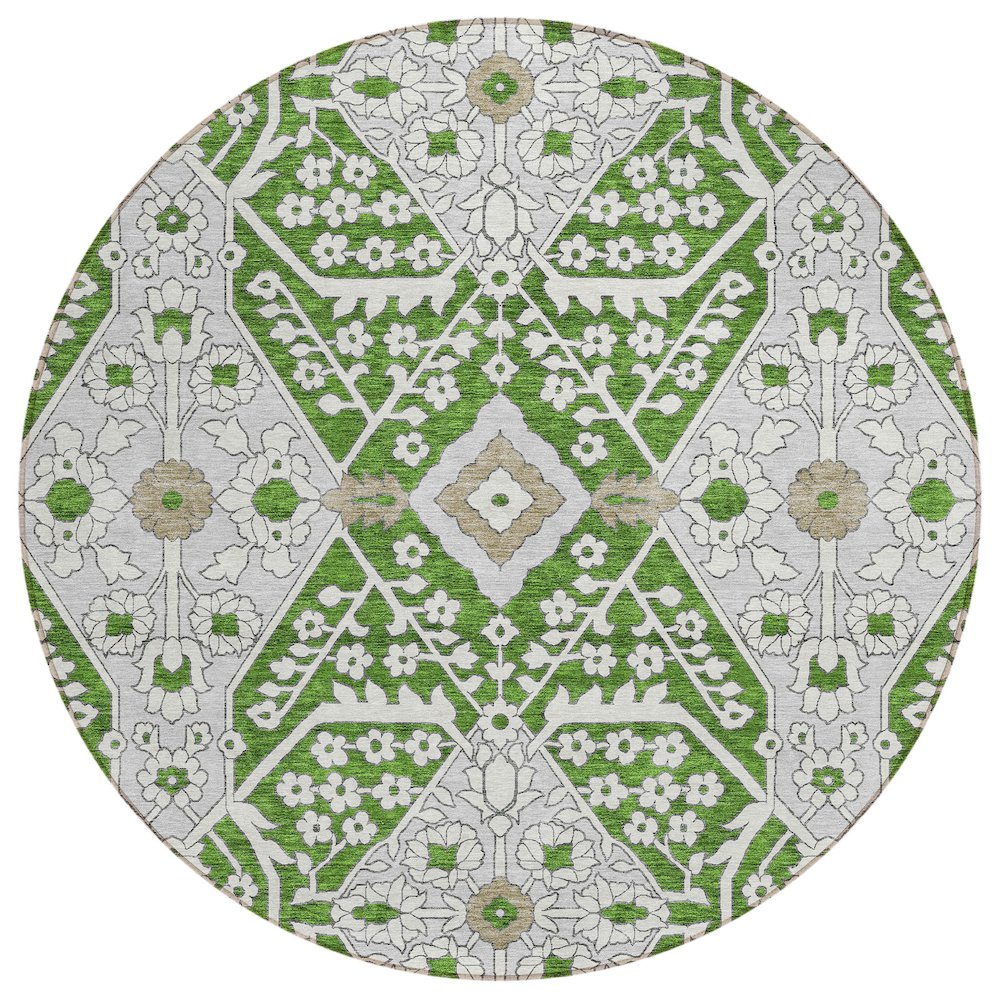 Chantille ACN863 Green 8' x 8' Rug. Picture 1