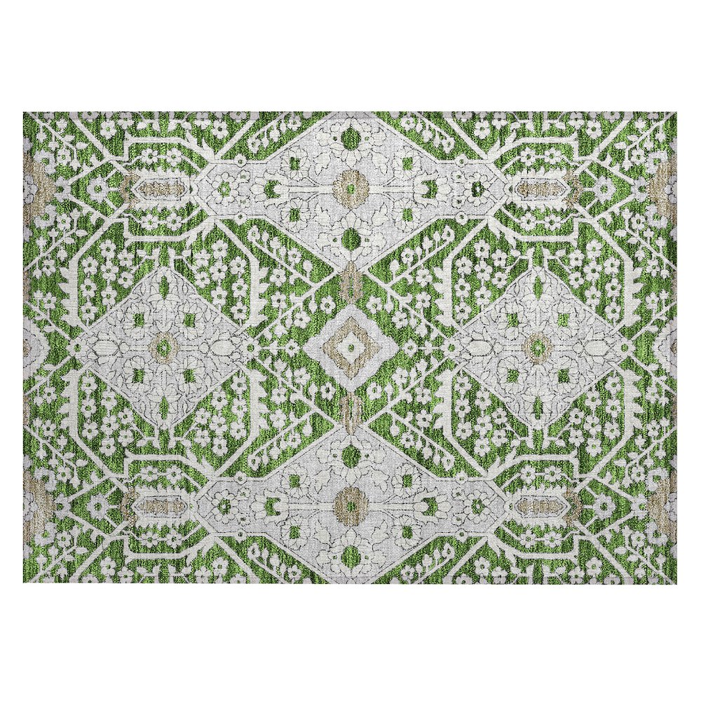 Chantille ACN863 Green 1'8" x 2'6" Rug. Picture 1