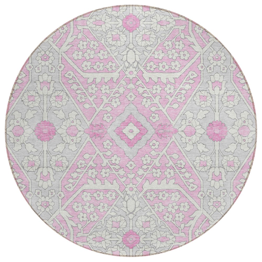 Chantille ACN863 Pink 8' x 8' Rug. Picture 1