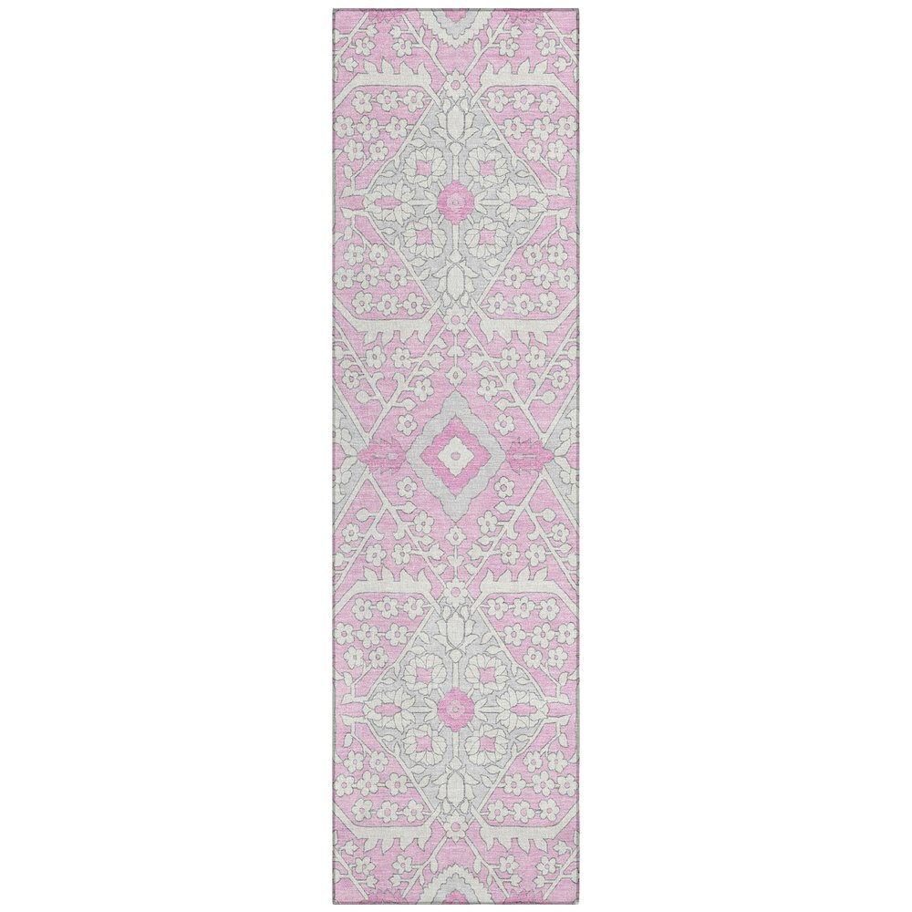 Chantille ACN863 Pink 2'3" x 7'6" Rug. Picture 1