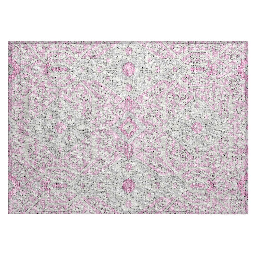 Chantille ACN863 Pink 1'8" x 2'6" Rug. Picture 1
