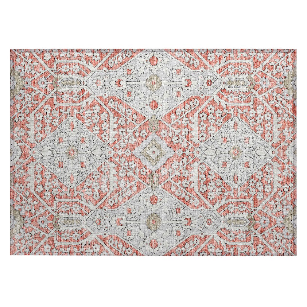 Chantille ACN863 Orange 1'8" x 2'6" Rug. Picture 1