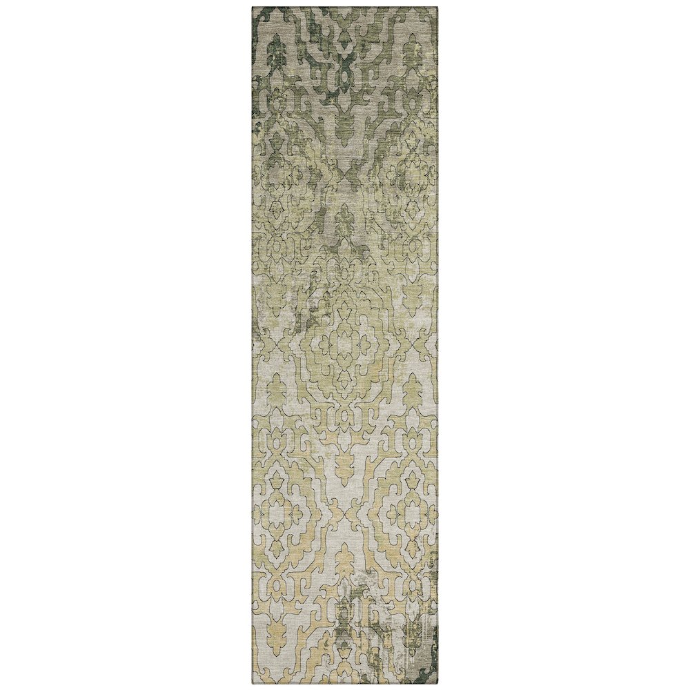 Chantille ACN864 Green 2'3" x 7'6" Rug. Picture 1