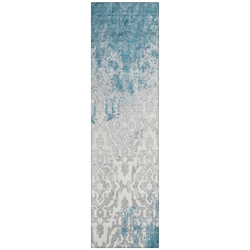 Chantille ACN864 Teal 2'3" x 7'6" Rug. Picture 1