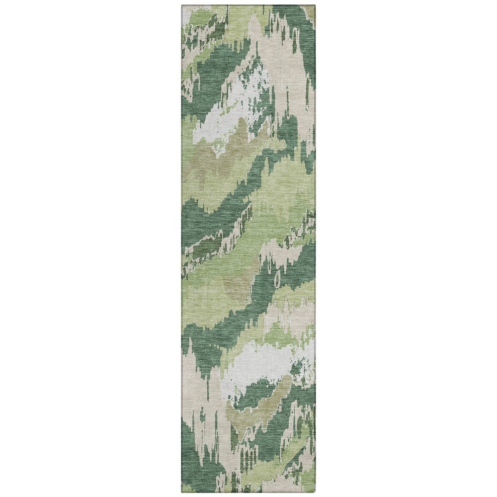 Chantille ACN865 Green 2'3" x 7'6" Rug. Picture 1