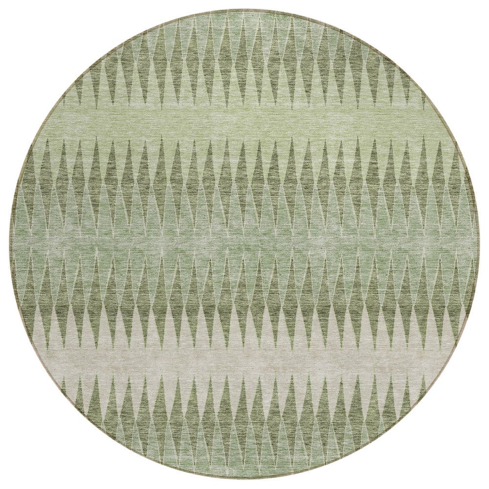 Chantille ACN867 Green 8' x 8' Rug. Picture 1