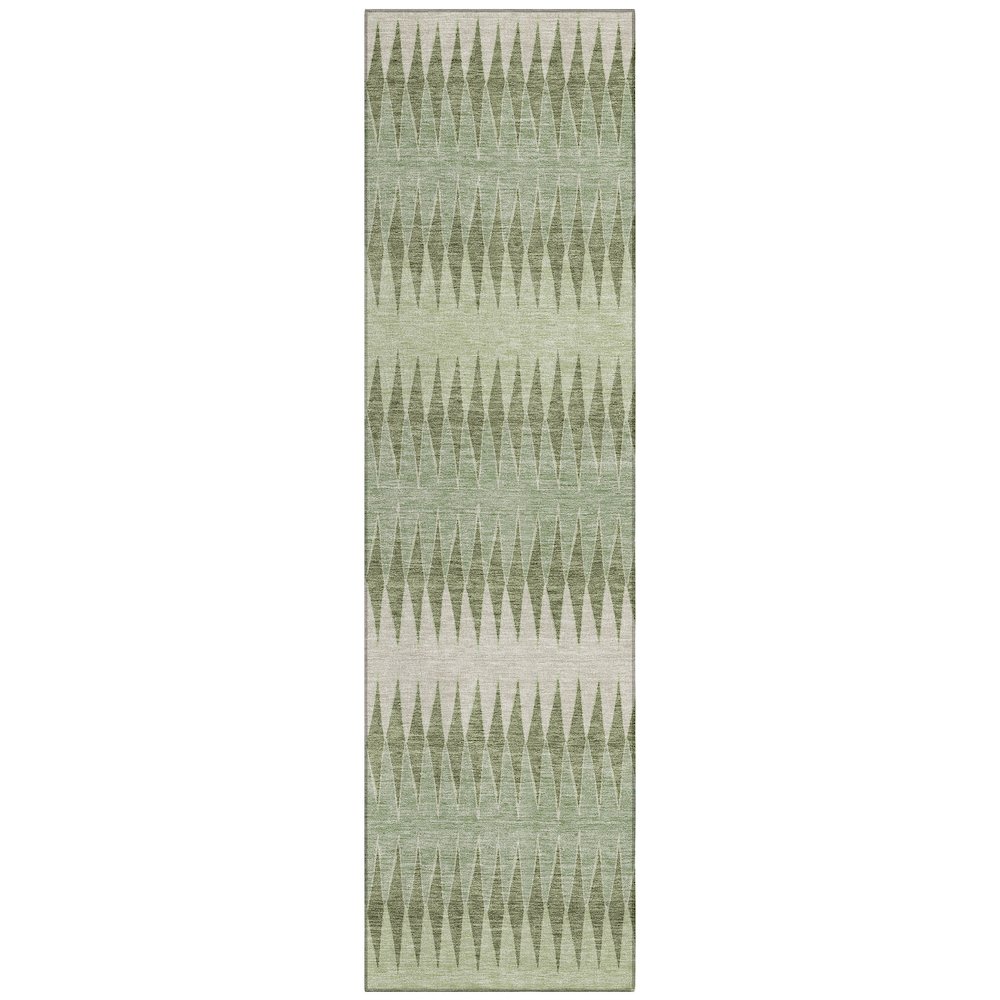 Chantille ACN867 Green 2'3" x 7'6" Rug. Picture 1