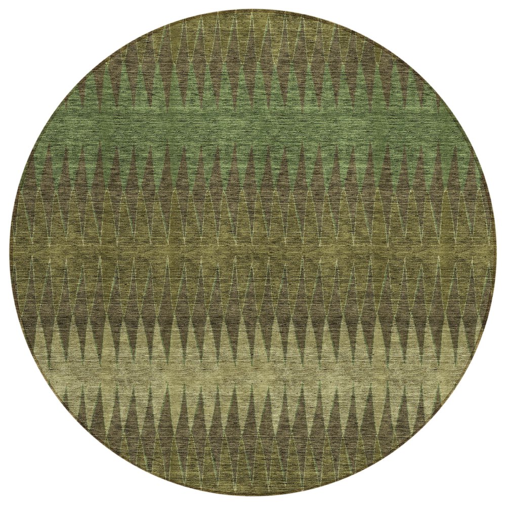 Chantille ACN867 Green 8' x 8' Rug. Picture 1