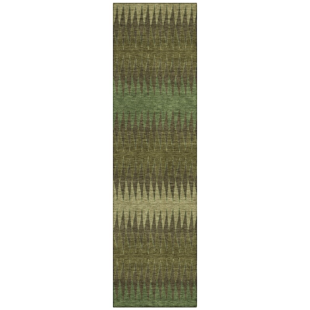 Chantille ACN867 Green 2'3" x 7'6" Rug. Picture 1