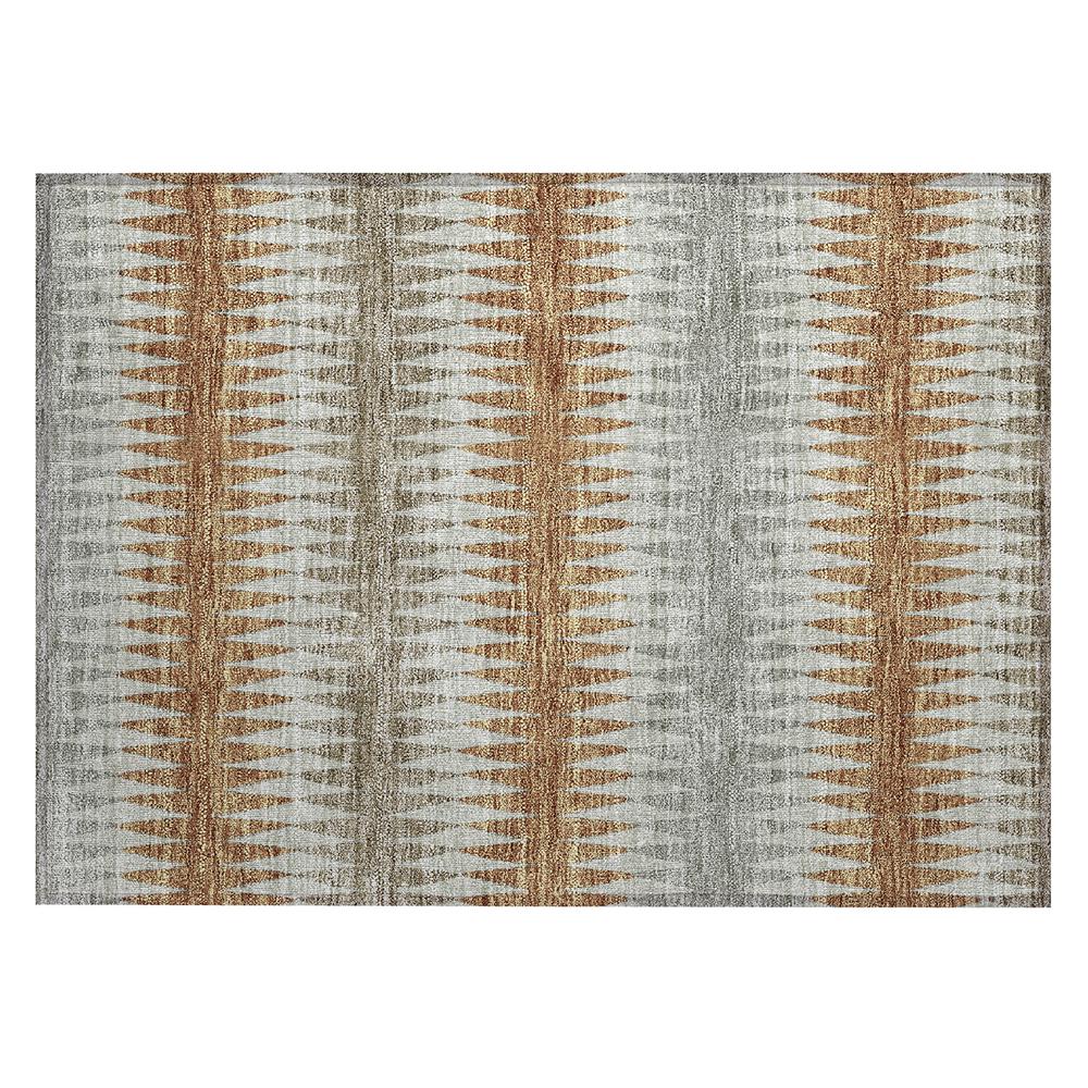 Chantille ACN867 Orange 1'8" x 2'6" Rug. Picture 1