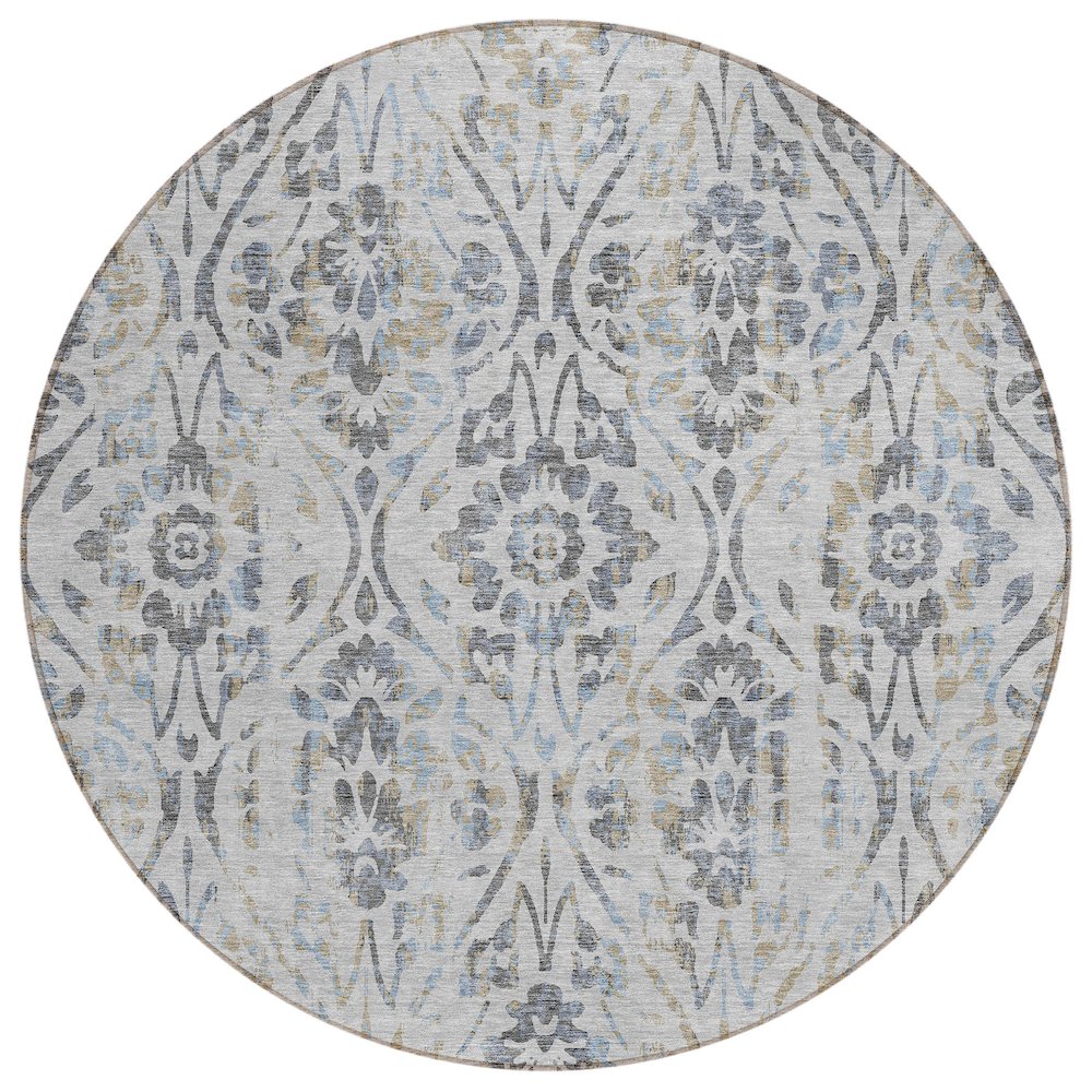 Chantille ACN868 Gray 8' x 8' Rug. Picture 1