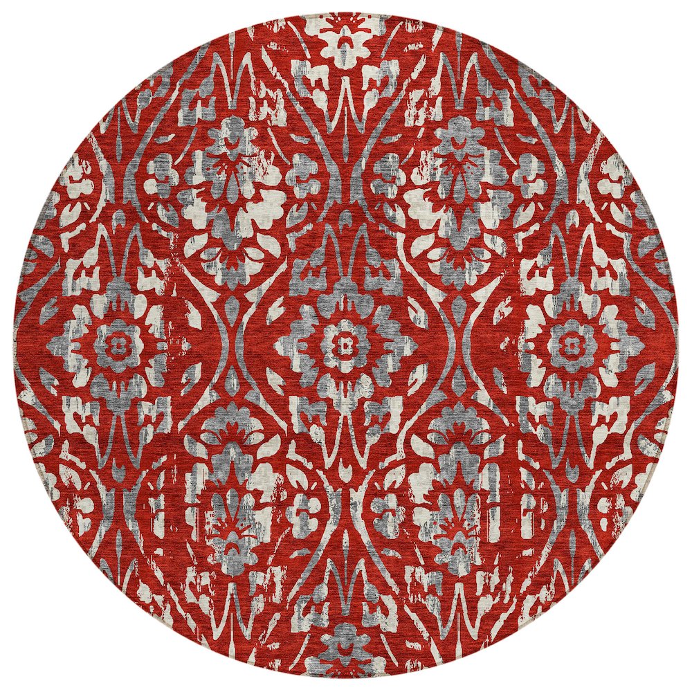 Chantille ACN868 Red 8' x 8' Rug. Picture 1