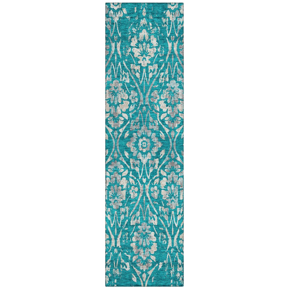 Chantille ACN868 Teal 2'3" x 7'6" Rug. Picture 1