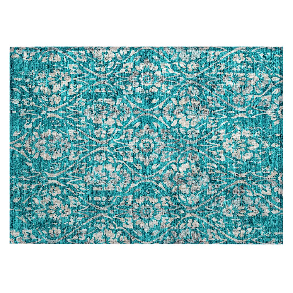 Chantille ACN868 Teal 1'8" x 2'6" Rug. Picture 1