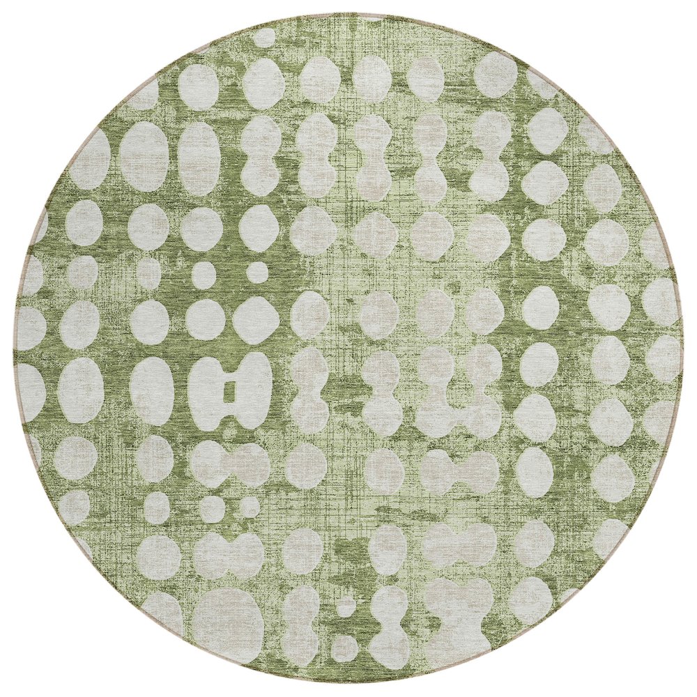 Chantille ACN869 Green 8' x 8' Rug. Picture 1