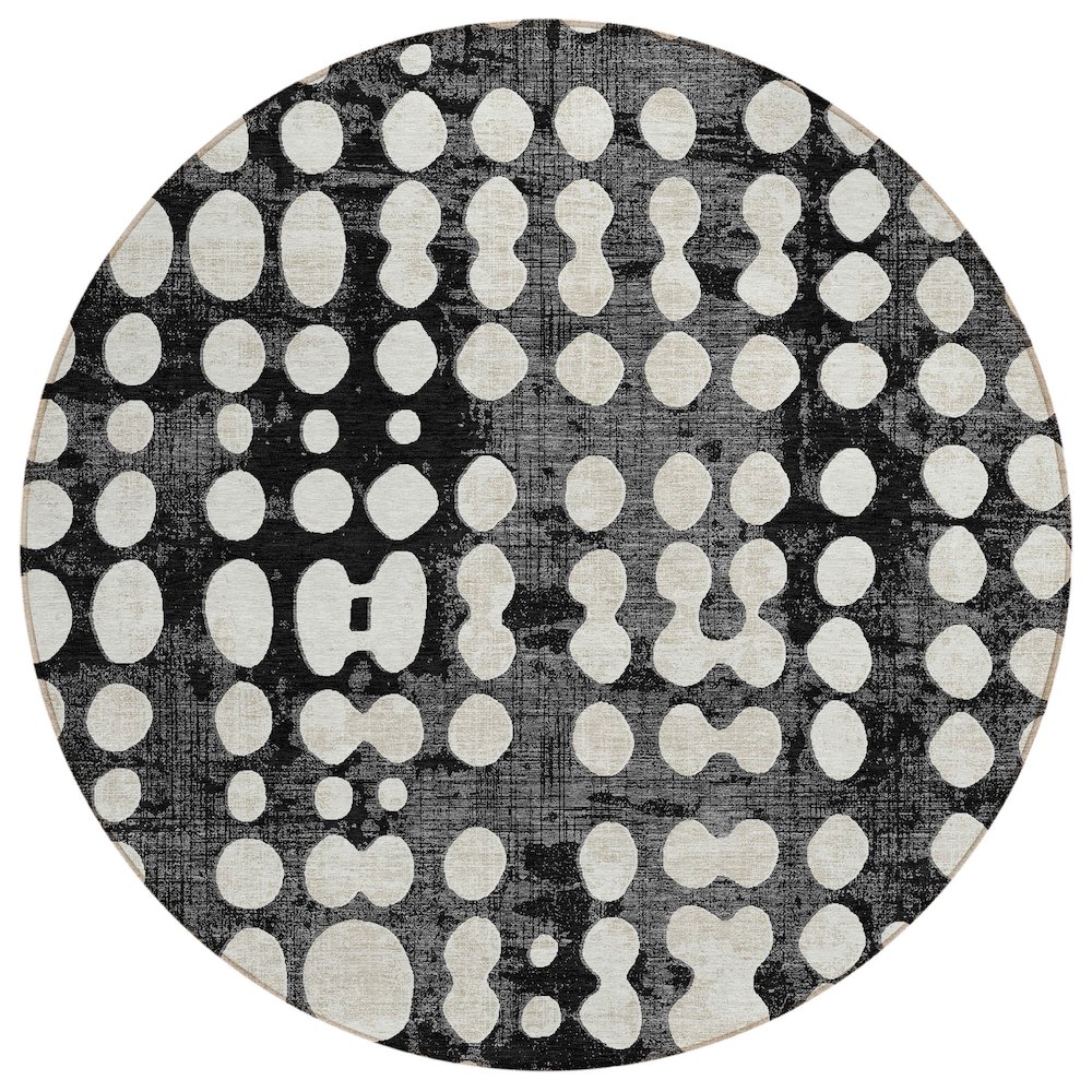 Chantille ACN869 Black 8' x 8' Rug. Picture 1