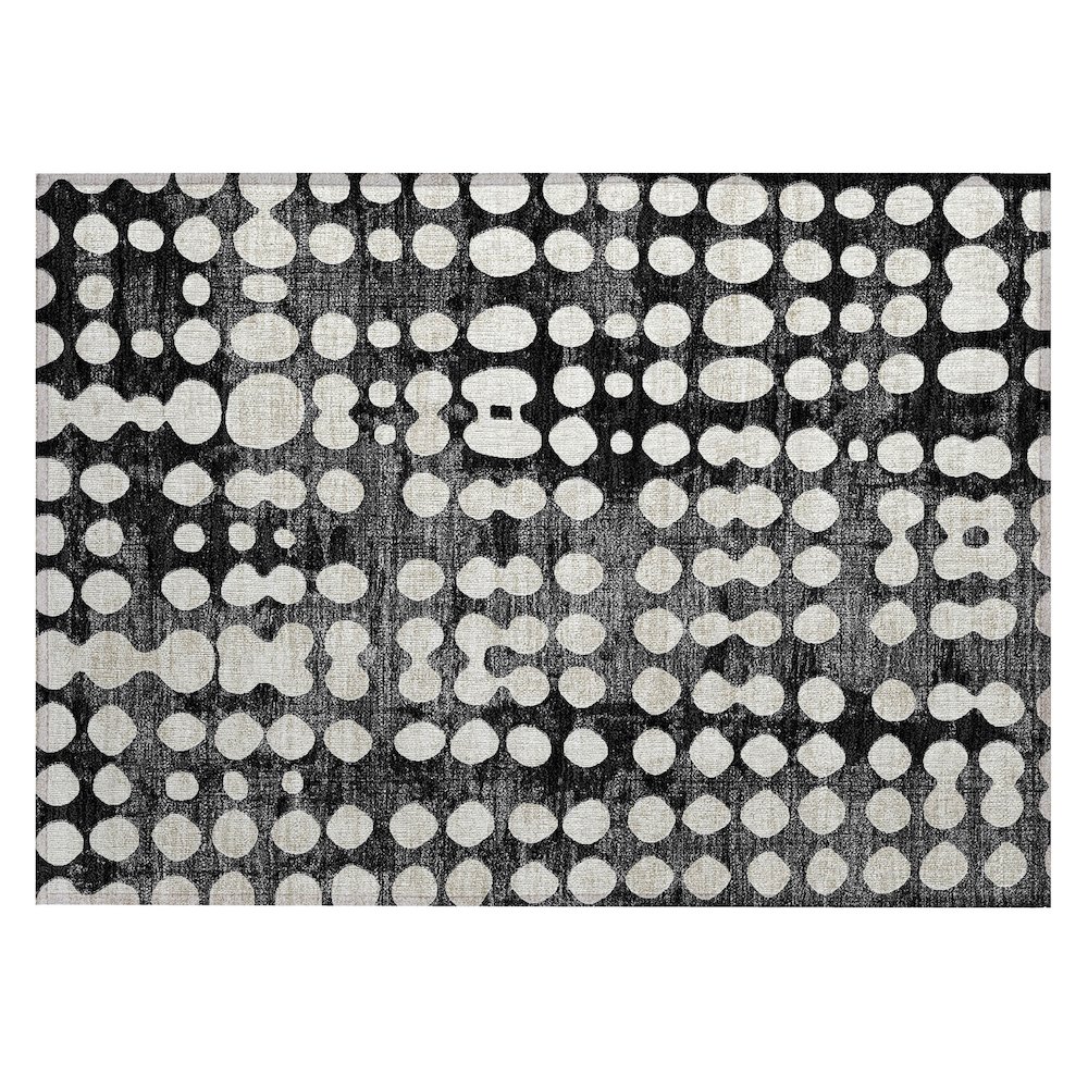 Chantille ACN869 Black 1'8" x 2'6" Rug. Picture 1