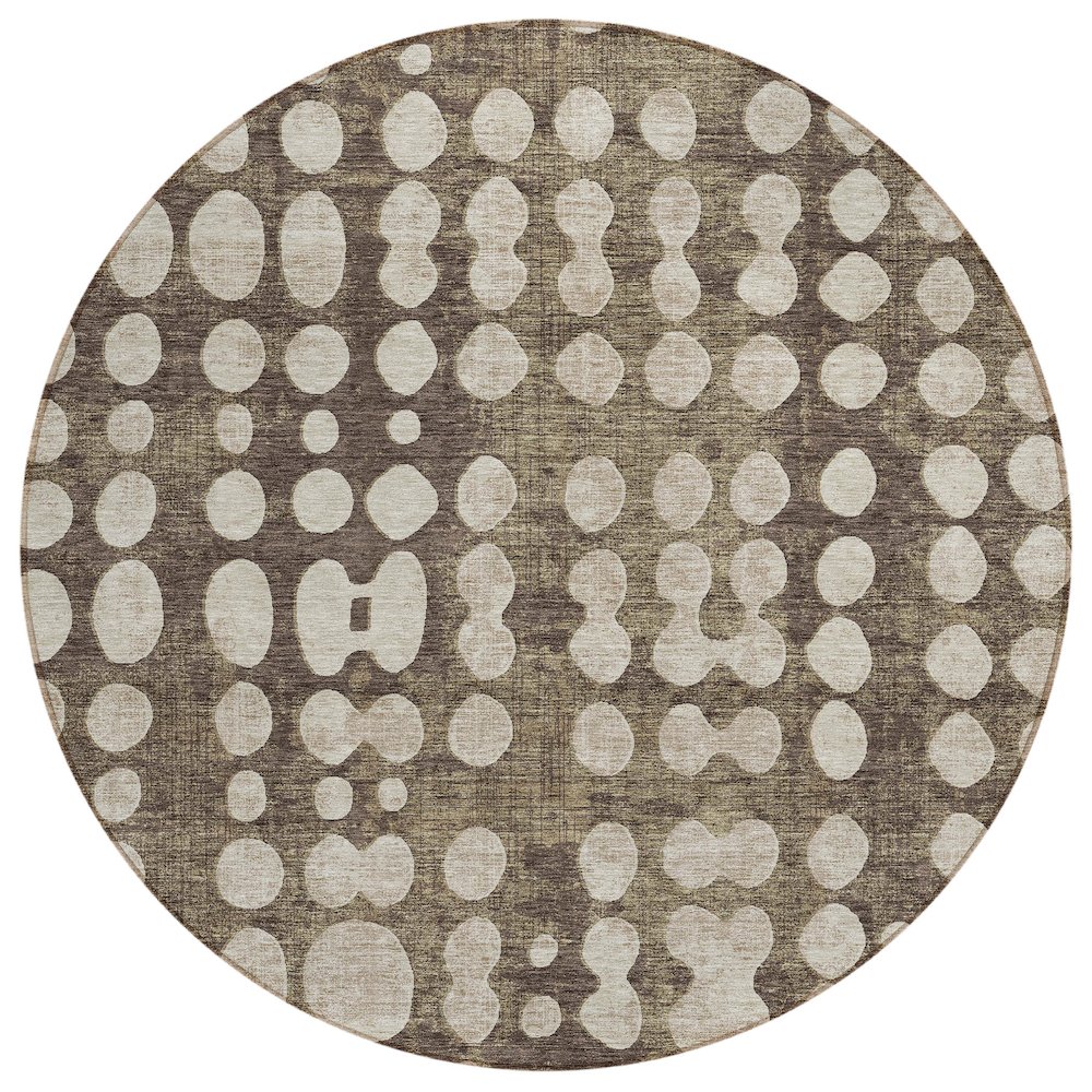 Chantille ACN869 Brown 8' x 8' Rug. Picture 1
