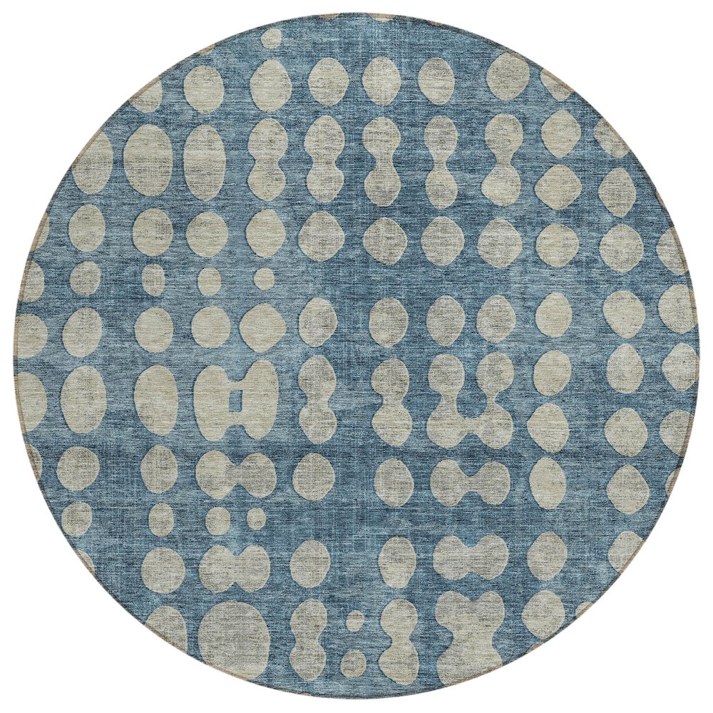 Chantille ACN869 Blue 8' x 8' Rug. Picture 1