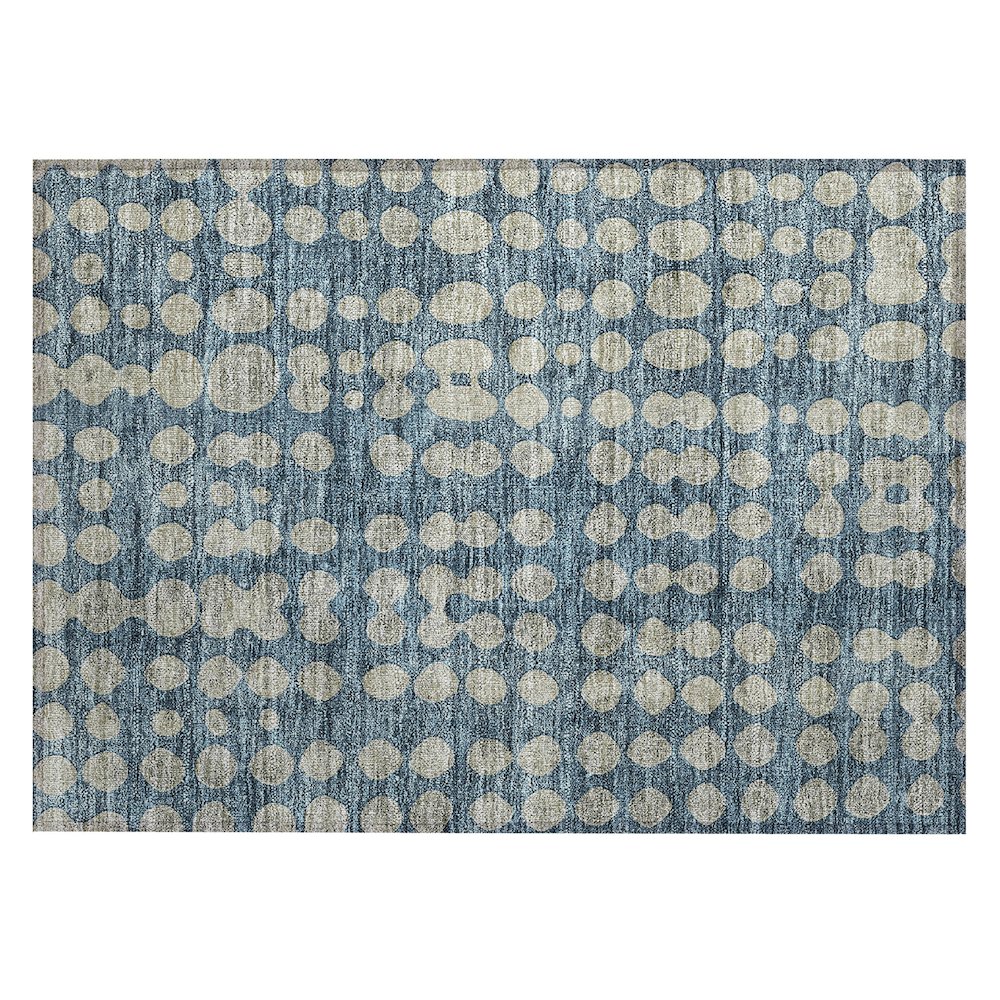 Chantille ACN869 Blue 1'8" x 2'6" Rug. Picture 1