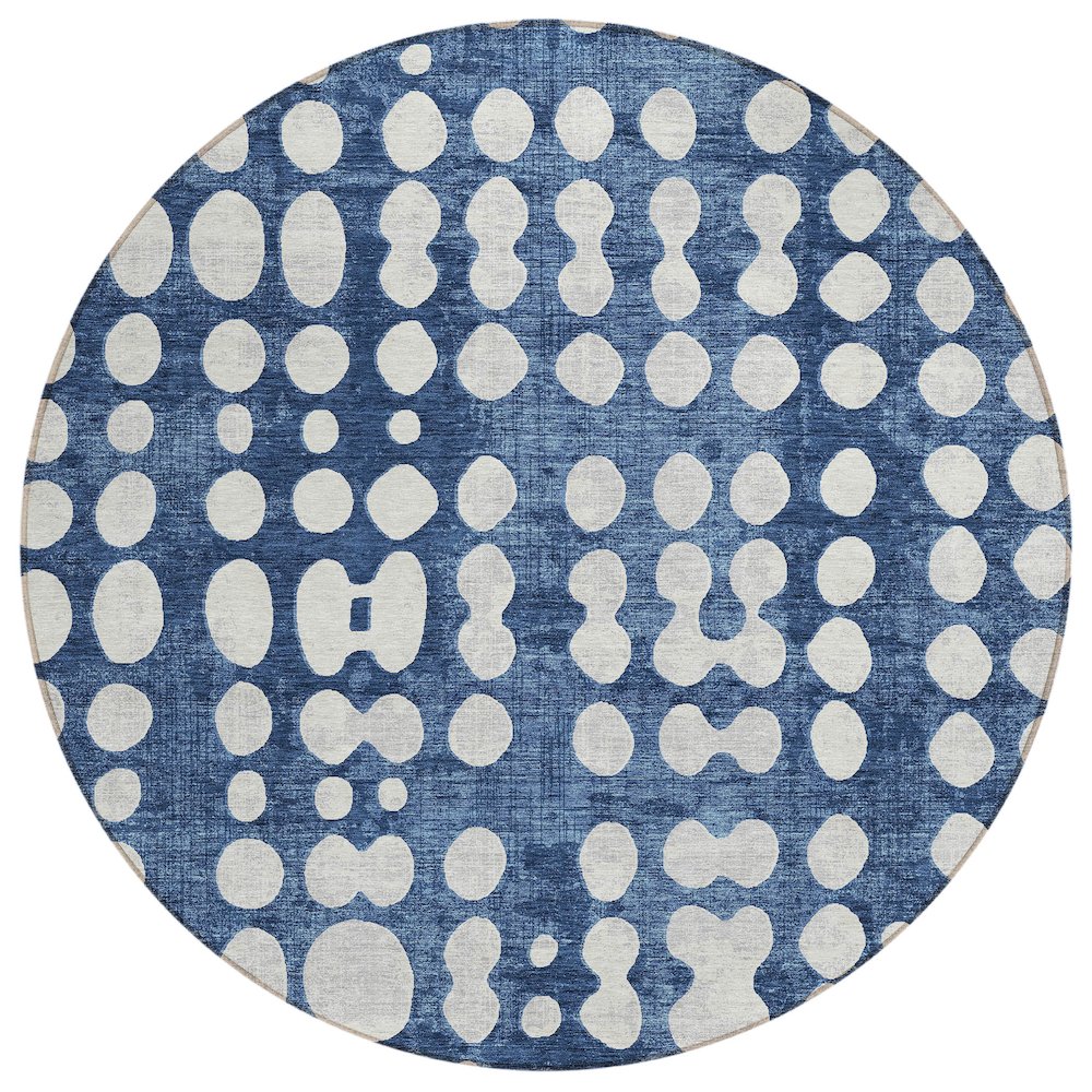 Chantille ACN869 Blue 8' x 8' Rug. Picture 1