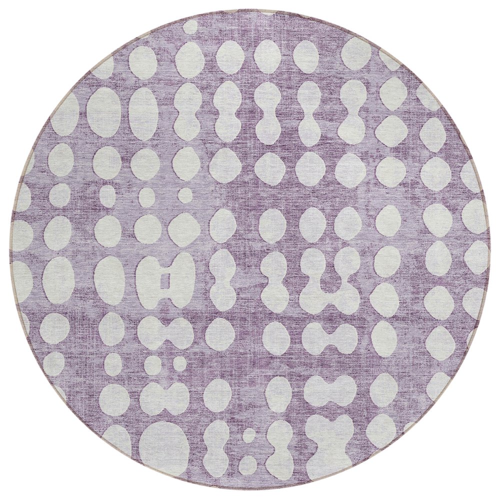 Chantille ACN869 Purple 8' x 8' Rug. Picture 1