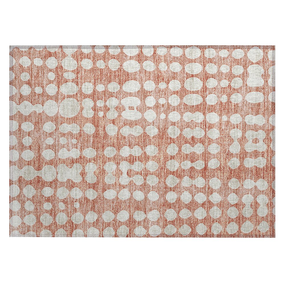 Chantille ACN869 Orange 1'8" x 2'6" Rug. Picture 1
