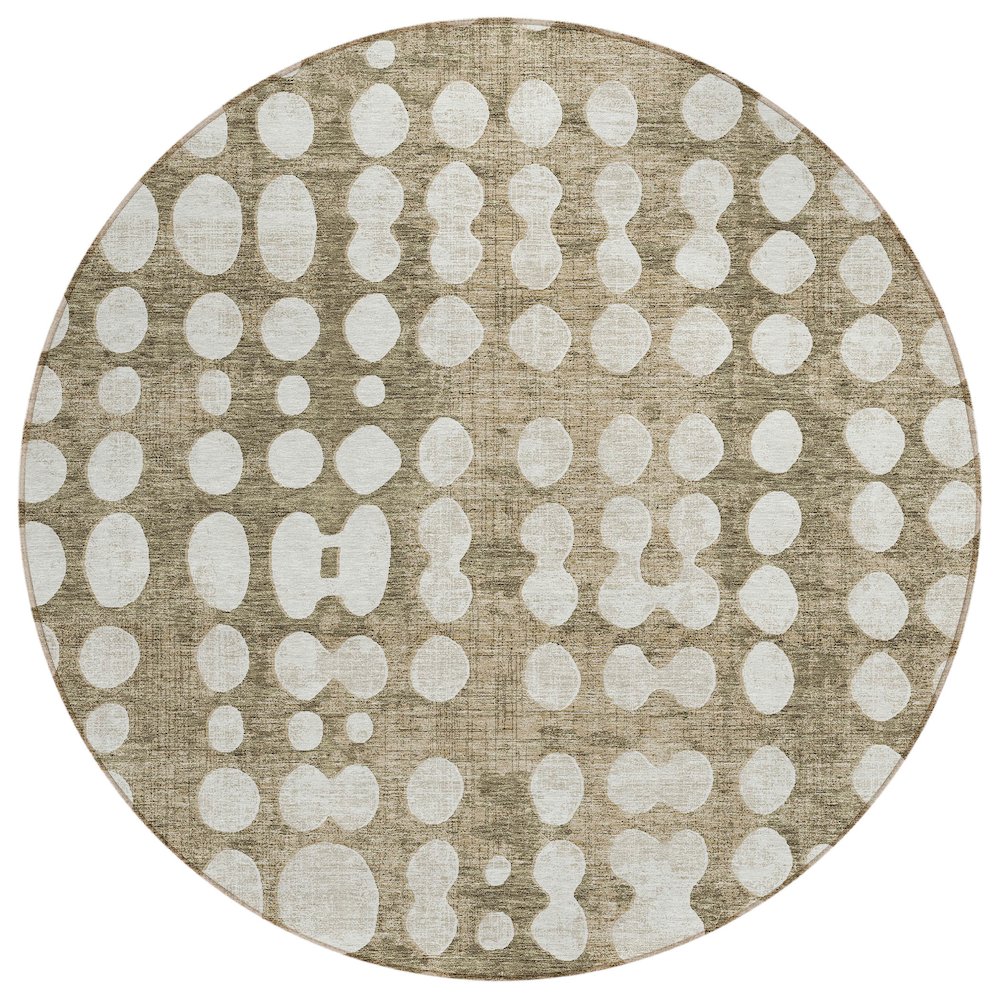Chantille ACN869 Brown 8' x 8' Rug. Picture 1