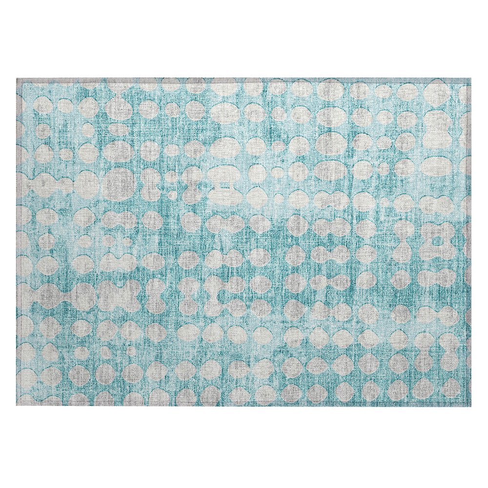 Chantille ACN869 Teal 1'8" x 2'6" Rug. Picture 1