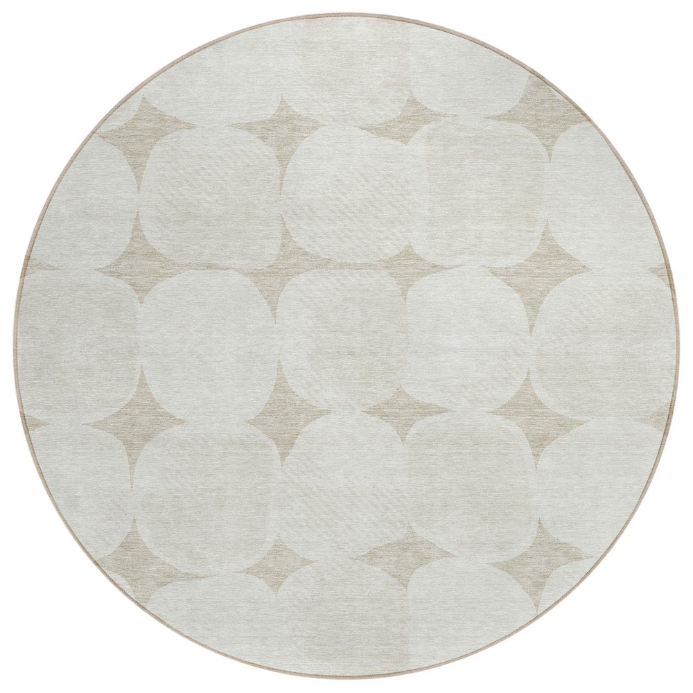 Chantille ACN870 Brown 8' x 8' Rug. Picture 1