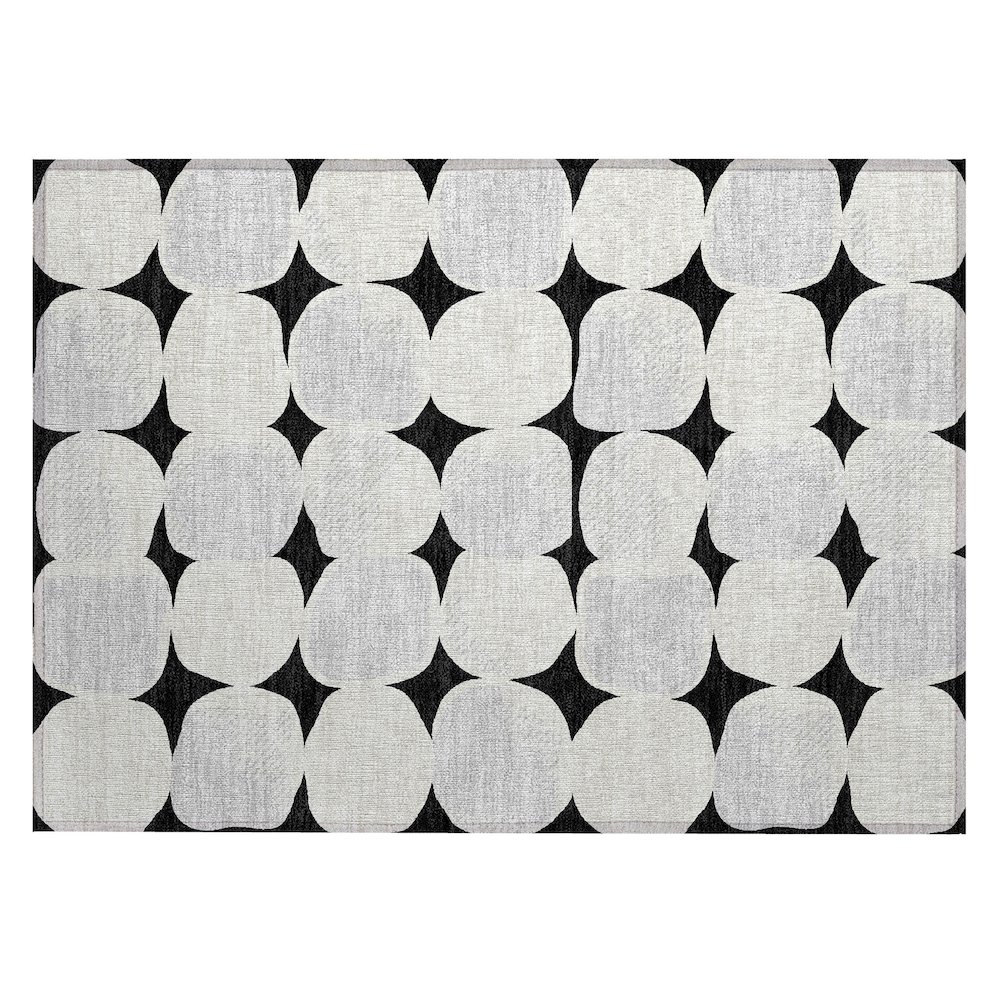 Chantille ACN870 Black 1'8" x 2'6" Rug. Picture 1