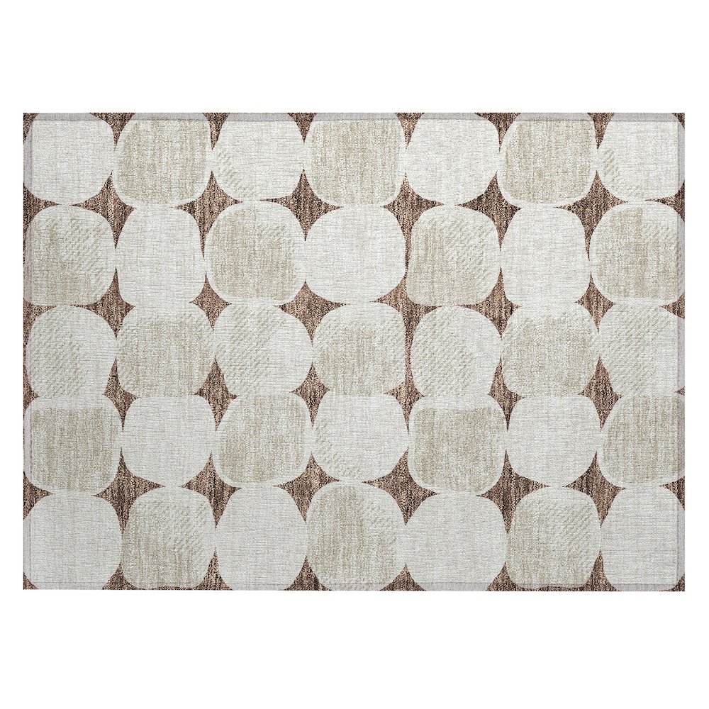 Chantille ACN870 Brown 1'8" x 2'6" Rug. Picture 1