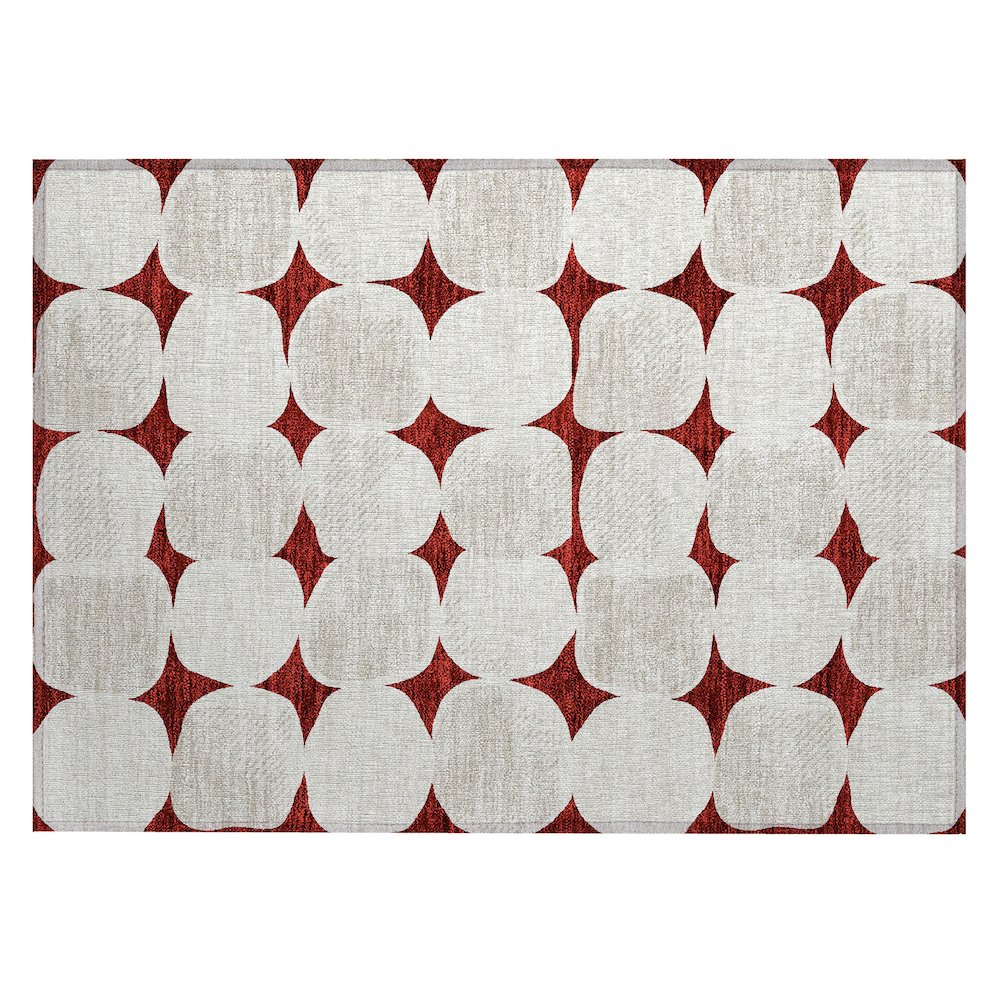 Chantille ACN870 Red 1'8" x 2'6" Rug. Picture 1